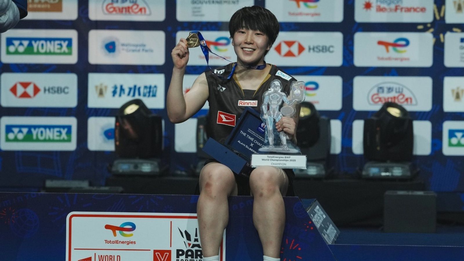 Badminton World Championships: जापान की अकाने यामागुची तीसरी बार वर्ल्ड चैंपियन, पुरुषों में शी यूकी विजेता, चीनी खिलाड़ी 5 में से 3 फाइनल हारे Badminton World Championships: जापान की अकाने यामागुची तीसरी बार वर्ल्ड चैंपियन, पुरुषों में शी यूकी विजेता, चीनी खिलाड़ी 5 में से 3 फाइनल हारे