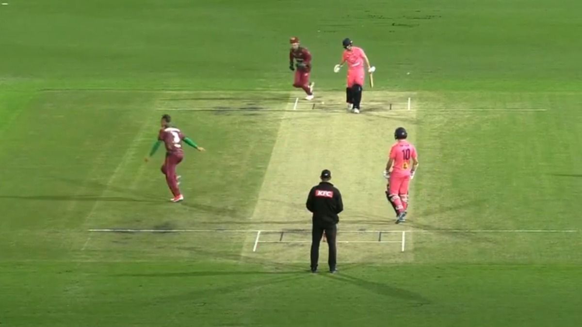 Marnus Labuschagne during his hat-trick