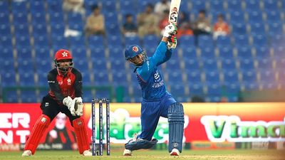 एशिया कप के इतिहास की सबसे तेज फिफ्टी जड़ने के बाद ओमरजई का रिएक्शन, कहा - जब बल्ला हाथ में हो तो... Azmatullah Omarzai of Afghanistan