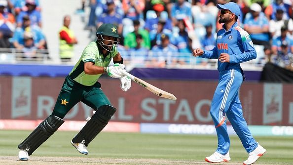 Virat Kohli and Babar Azam in frame