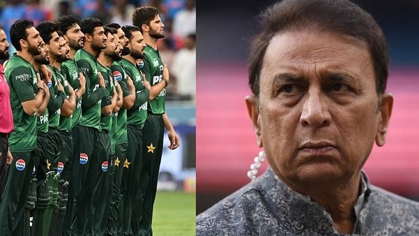 Pakistan's players and sunil gavaskar