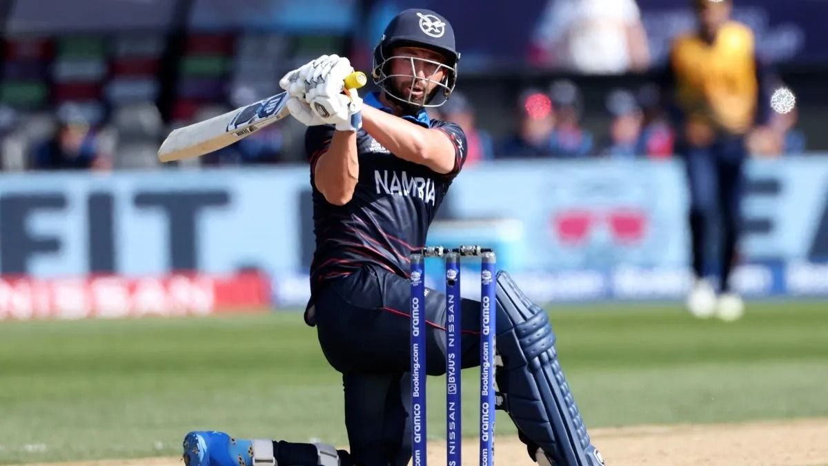 Namibia batter Jan Frylinck