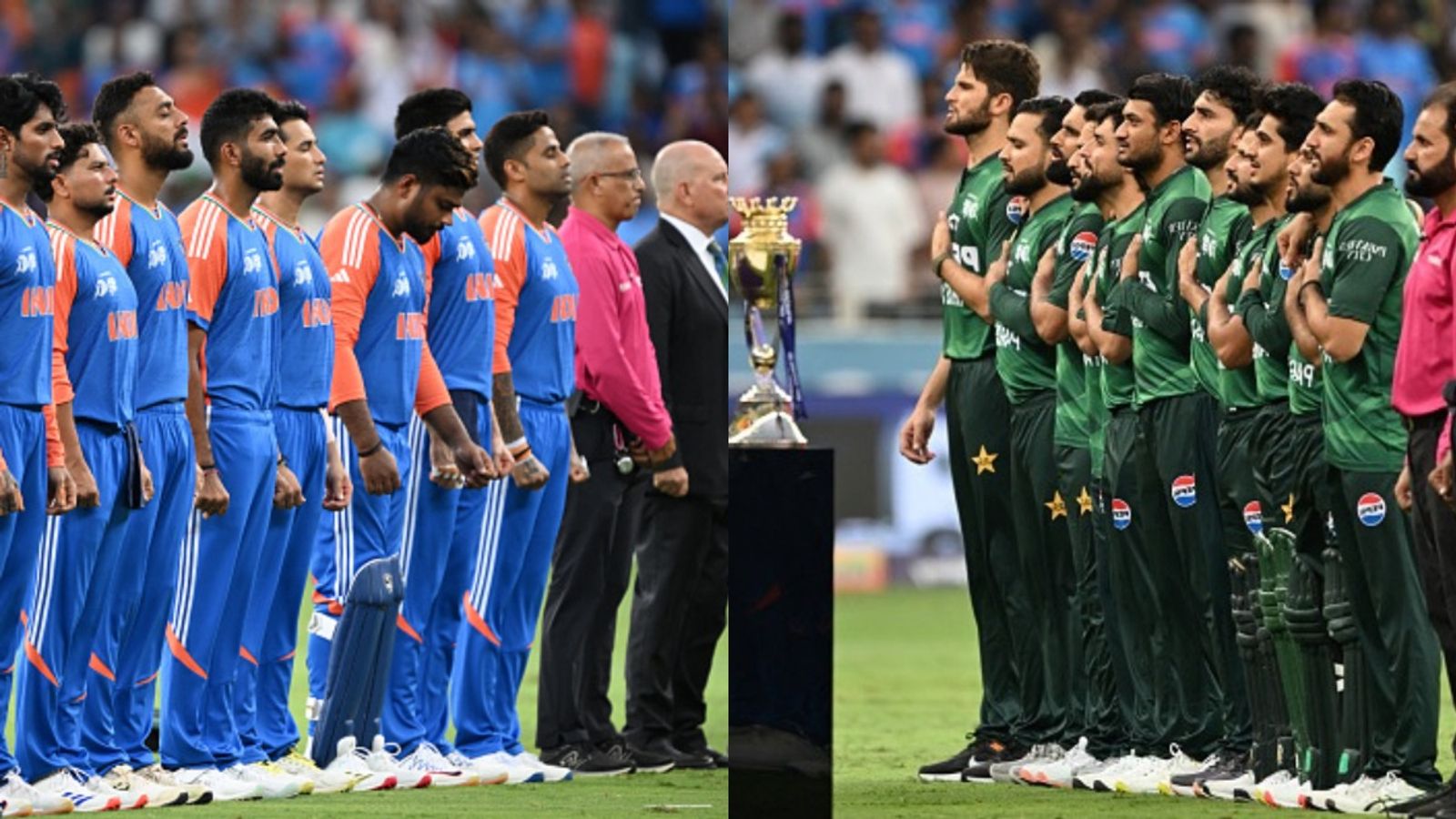 IND vs PAK: सूर्यकुमार यादव ने टॉस जीतकर चुनी गेंदबाजी, जसप्रीत बुमराह की वापसी, जानें दोनों टीमों की प्लेइंग 11 IND vs PAK: सूर्यकुमार यादव ने टॉस जीतकर चुनी गेंदबाजी, जसप्रीत बुमराह की वापसी, जानें दोनों टीमों की प्लेइंग 11