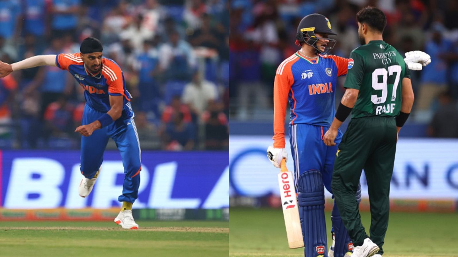 हारिस रऊफ के फाइटर जेट इशारे पर अर्शदीप सिंह का करारा जवाब, पाकिस्तान को किया बुरी तरह ट्रोल, फैंस ने भी लिए खूब मजे, VIDEO हारिस रऊफ के फाइटर जेट इशारे पर अर्शदीप सिंह का करारा जवाब, पाकिस्तान को किया बुरी तरह ट्रोल, फैंस ने भी लिए खूब मजे, VIDEO