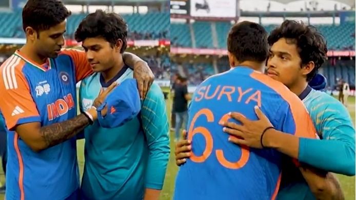 IND vs SL: सूर्यकुमार यादव का दिल जीतने वाला कदम, एशिया कप के बीच पिता को खोने वाले श्रीलंकाई गेंदबाज को पहले गले लगाया और फिर..., Video