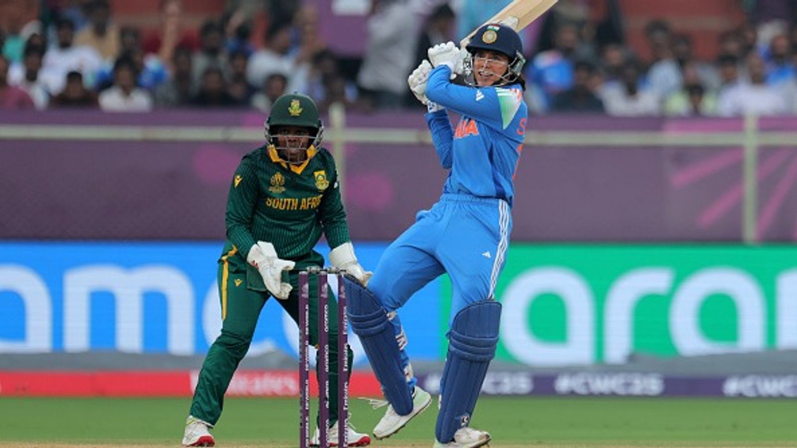 IND vs SA: स्मृति मांधना ने 28 साल पुराना वर्ल्ड रिकॉर्ड तोड़ा, ऑस्ट्रेलिया की महान क्रिकेटर बेलिंडा क्लार्क को छोड़ा पीछे IND vs SA: स्मृति मांधना ने 28 साल पुराना वर्ल्ड रिकॉर्ड तोड़ा, ऑस्ट्रेलिया की महान क्रिकेटर बेलिंडा क्लार्क को छोड़ा पीछे