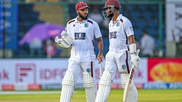 John Campbell (L) and Shai Hope