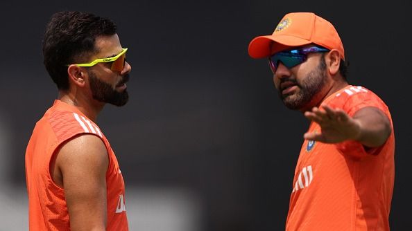 Rohit Sharma and Virat Kohli of India