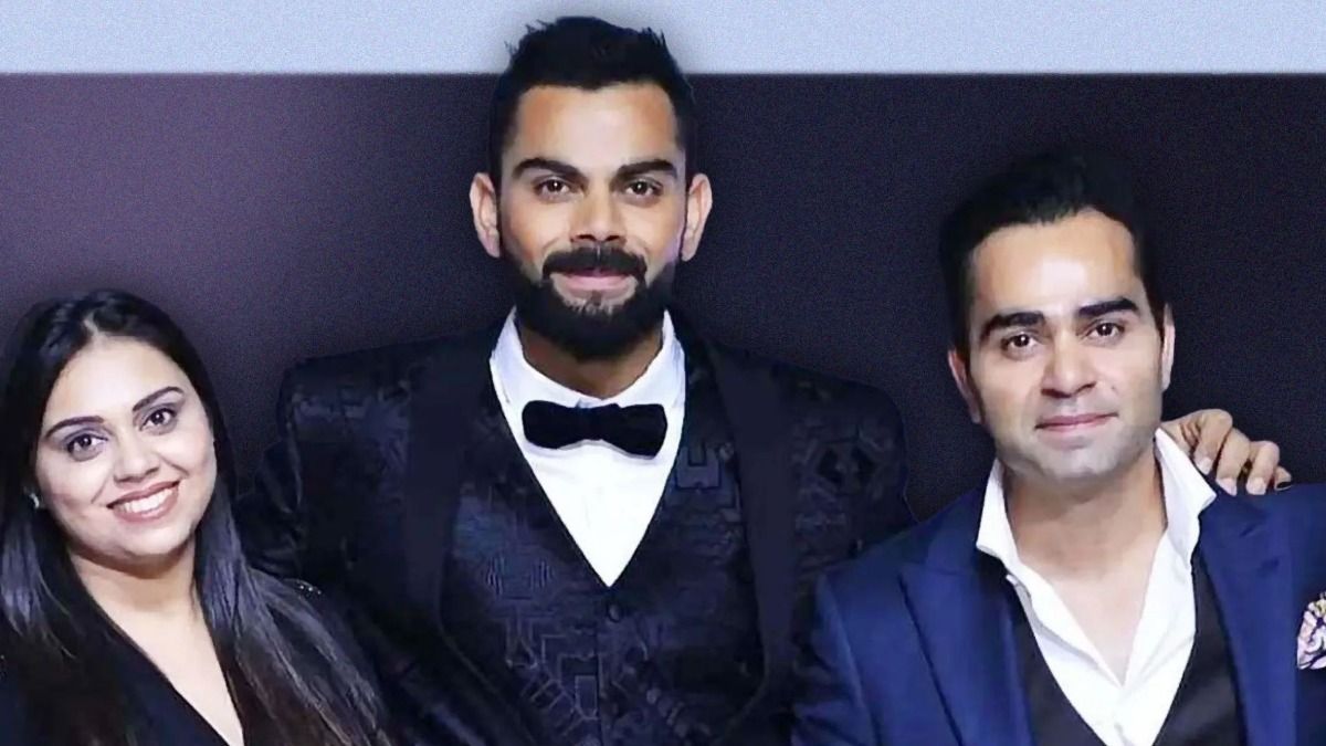 Virat Kohli and his brother Vikas Kohli