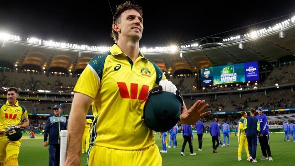 Australia captain Mitchell Marsh in this frame