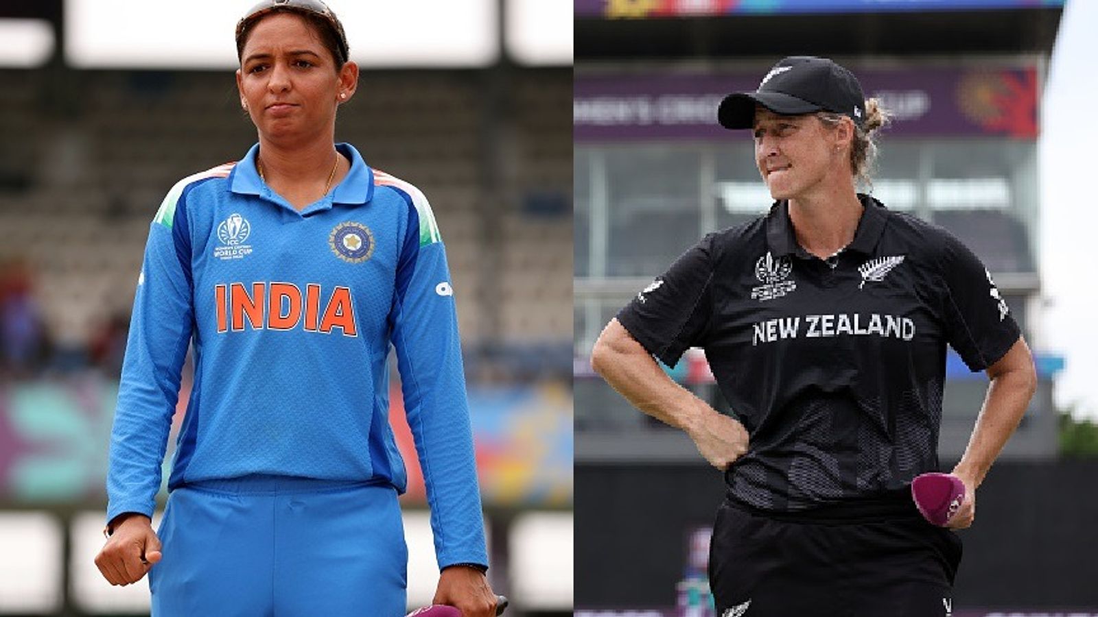 Women's WC : सेमीफाइनल में जाने के बाद हरमनप्रीत कौर ने ली राहत की सांस, कहा - लगातार तीन हार के बाद... हरमनप्रीत कौर और सोफी डिवाइन