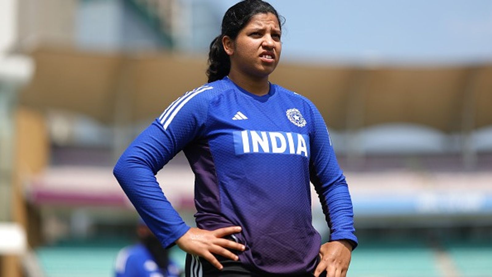 Women's World Cup: ऋचा घोष क्या बांग्लादेश के खिलाफ भारत का आखिरी लीग मैच खेलेंगी? बॉलिंग कोच ने चोट पर दी बड़ी अपडेट Women's World Cup: ऋचा घोष क्या बांग्लादेश के खिलाफ भारत का आखिरी लीग मैच खेलेंगी? बॉलिंग कोच ने चोट पर दी बड़ी अपडेट