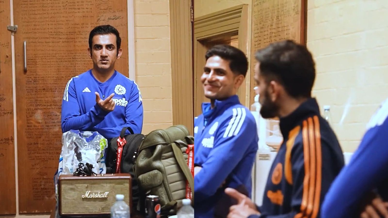 गौतम गंभीर ने ड्रेसिंग रूम में विराट- रोहित का किया जिक्र, फिर इस खिलाड़ी को दिया 'खास सम्मान', BCCI ने शेयर किया VIDEO गौतम गंभीर ने ड्रेसिंग रूम में विराट- रोहित का किया जिक्र, फिर इस खिलाड़ी को दिया 'खास सम्मान', BCCI ने शेयर किया VIDEO