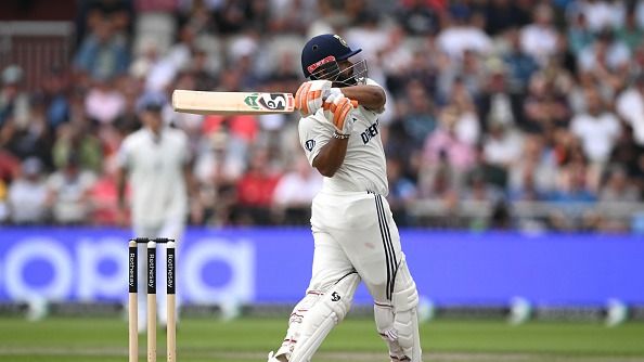 India batsman Rishabh Pant hits Archer for six India batsman Rishabh Pant hits Archer for six
