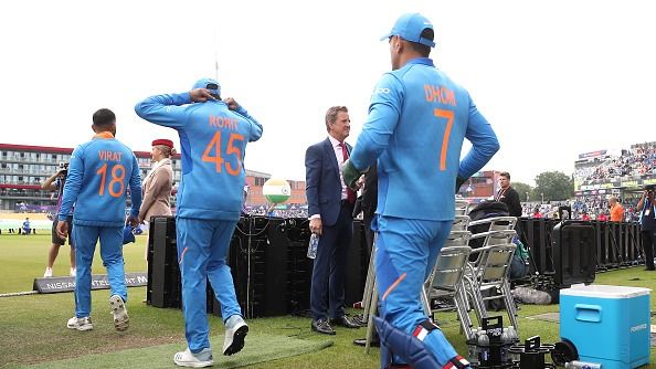 India's Virat Kohli (left), Rohit Sharma and MS dhoni