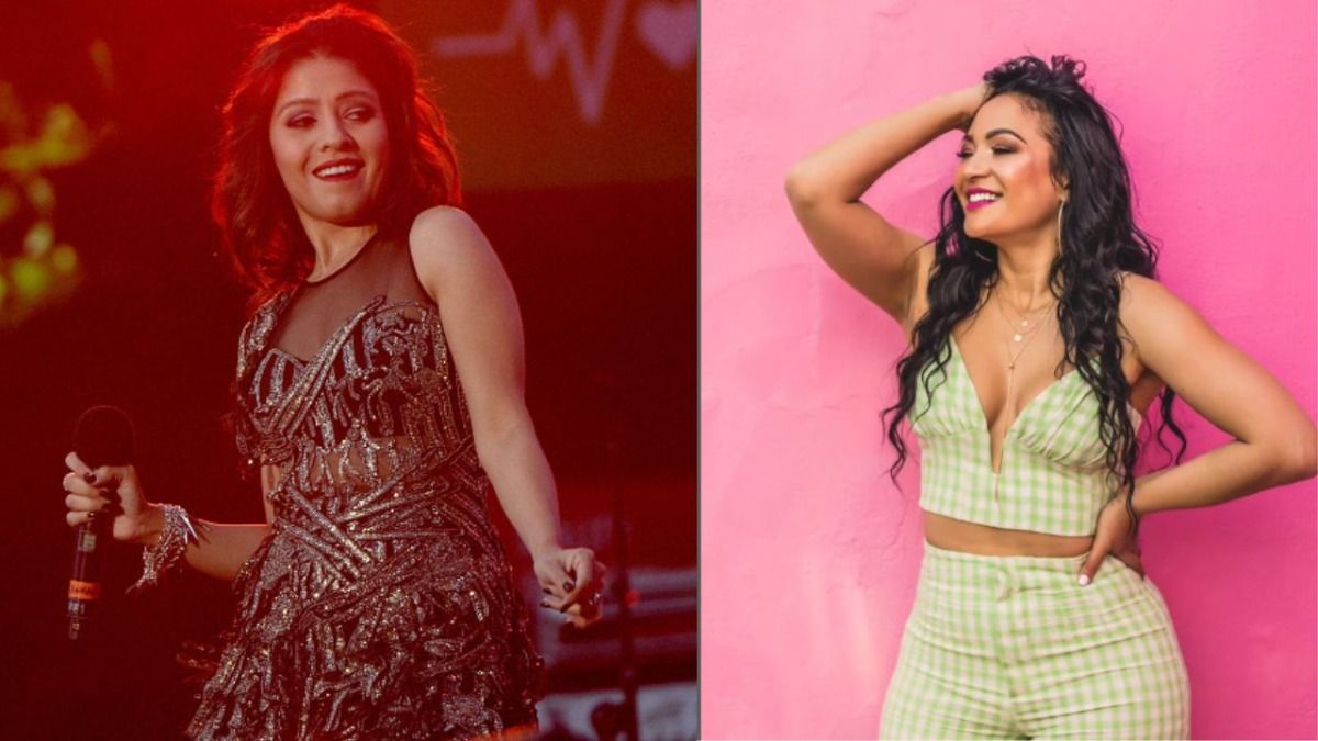 Sunidhi Chauhan and South African singer Taryn