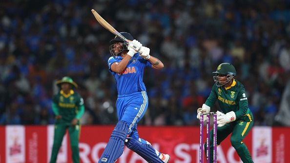 Shafali Verma of India bats