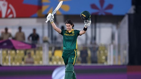 South Africa captain Laura Wolvaardt in this frame