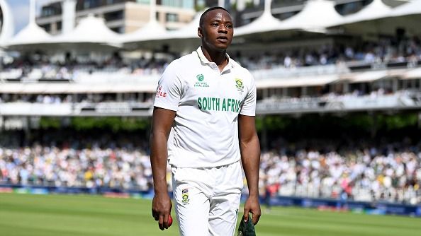 Kagiso Rabada of South Africa salutes the crowd as he leaves the field during day one of the ICC World Test Championship Final between South Africa and Australia at Lord's Cricket Ground on June 11, 2025 in London, England. Kagiso Rabada of South Africa salutes the crowd as he leaves the field during day one of the ICC World Test Championship Final between South Africa and Australia at Lord's Cricket Ground on June 11, 2025 in London, England.