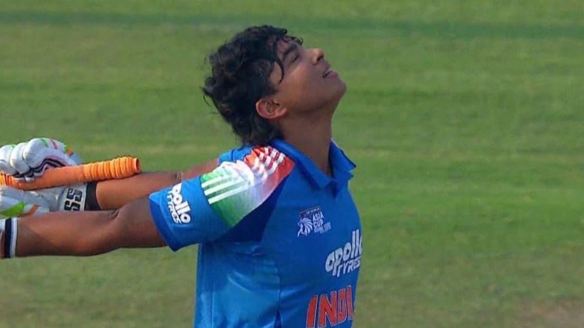 vaibhav suryavanshi after scoring 100