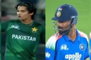 IND vs PAK मुकाबले में तनातनी, नमन धीर को आउट करने के बाद पाकिस्तानी बॉलर ने दिखाया गुस्सा, देखिए Video SportsTak Hindi