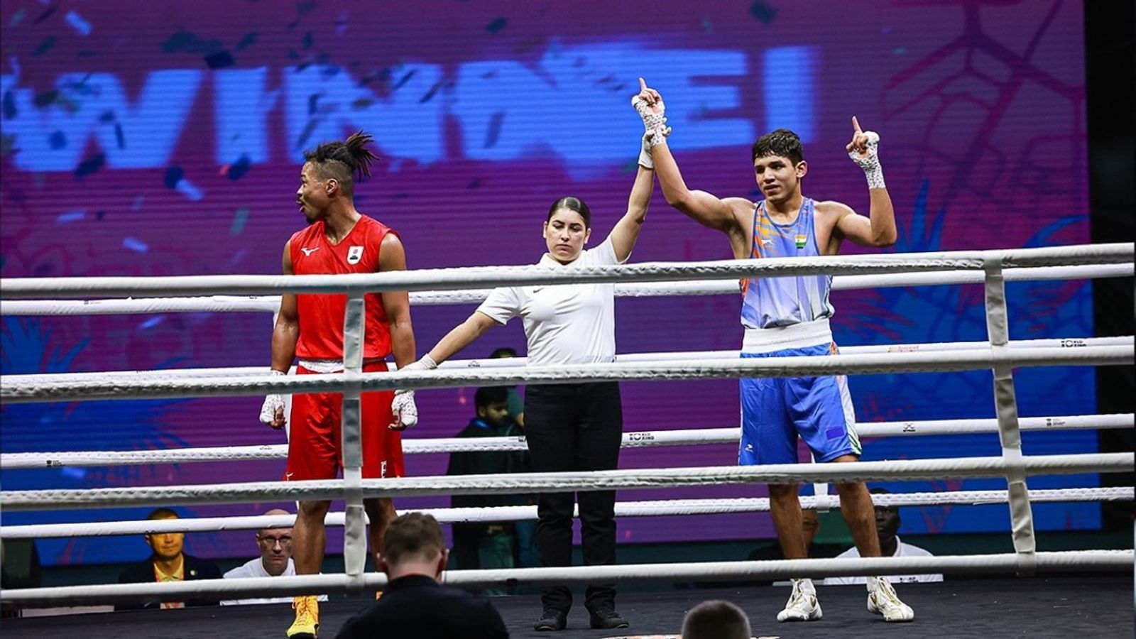 World Boxing Cup Finals 2025: 21 साल के भारतीय मुक्केबाज ने दर्ज की करियर की सबसे बड़ी जीत, कांटे के मुकाबले में पूर्व वर्ल्ड चैंपियन को हरा सेमीफाइनल में बनाई जगह World Boxing Cup Finals 2025: 21 साल के भारतीय मुक्केबाज ने दर्ज की करियर की सबसे बड़ी जीत, कांटे के मुकाबले में पूर्व वर्ल्ड चैंपियन को हरा सेमीफाइनल में बनाई जगह