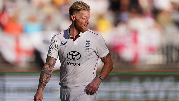England captain Ben Stokes in this frame