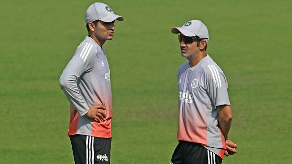 Shubman Gill (L) and head coach Gautam Gambhir Shubman Gill (L) and head coach Gautam Gambhir