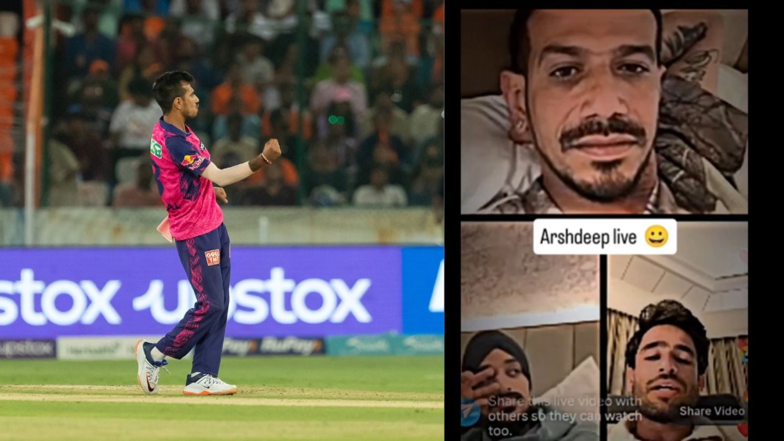 'मेरे अगेंस्ट जा नहीं तो डॉमेस्टिक खेलता रह जाएगा', IPL Auction से पहले रवि बिश्नोई को युजवेंद्र चहल ने छेड़ा, देखिए Video 'मेरे अगेंस्ट जा नहीं तो डॉमेस्टिक खेलता रह जाएगा', IPL Auction से पहले रवि बिश्नोई को युजवेंद्र चहल ने छेड़ा, देखिए Video