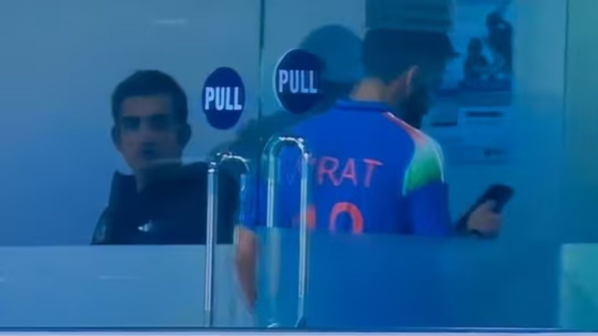 गौतम गंभीर को देखते ही विराट कोहली ने जेब से निकाला मोबाइल, नहीं हुआ आमना-सामना, देखें वायरल वीडियो