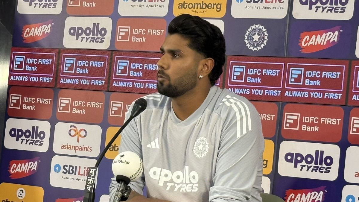 harshit rana during press conference