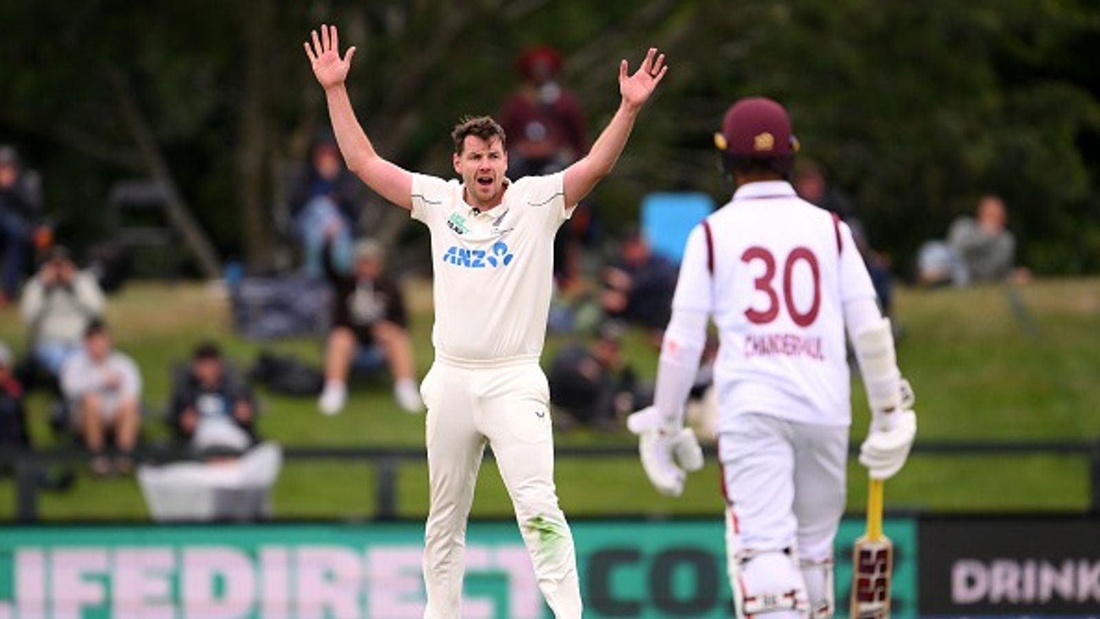 NZ vs WI, 2ND DAY Stumps : डफी-हेनरी के कहर से 167 पर वेस्टइंडीज ने टेके घुटने, न्यूजीलैंड ने 96 रन की बनाई बढ़त NZ vs WI, 2ND DAY Stumps : डफी-हेनरी के कहर से 167 पर वेस्टइंडीज ने टेके घुटने, न्यूजीलैंड ने 96 रन की बनाई बढ़त