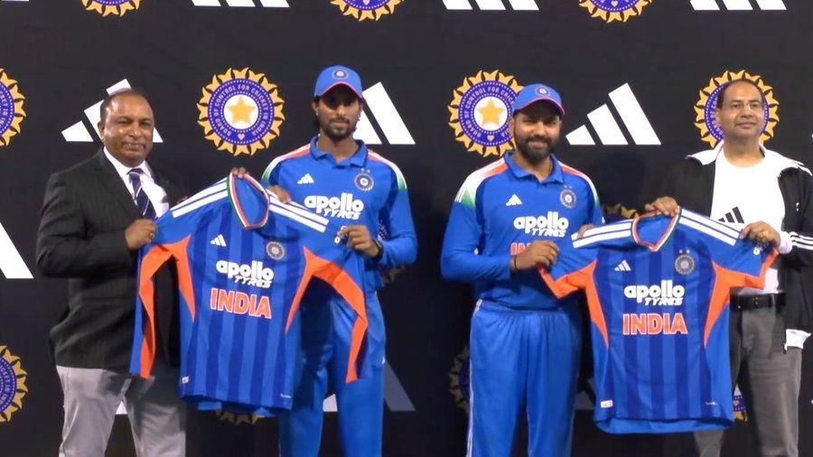 rohit sharma and virat kohli at jersey launch