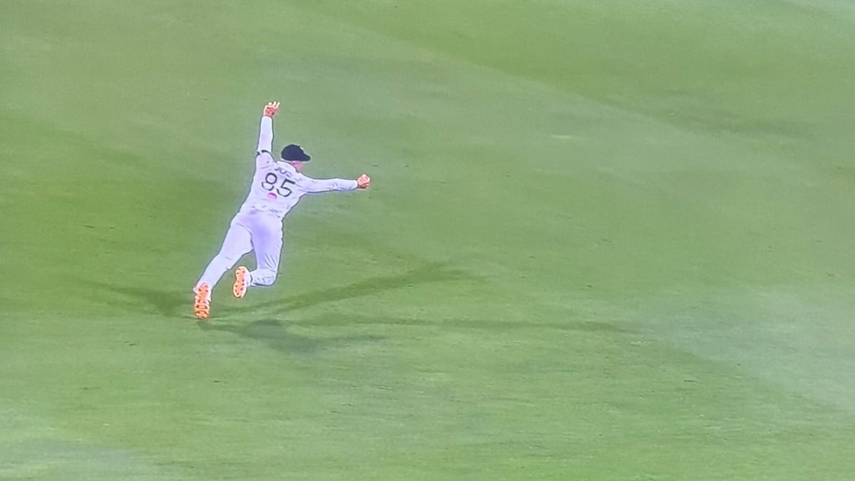 Will Jacks taking the catch of Smith Will Jacks taking the catch of Smith