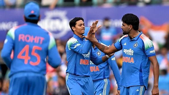 Yashasvi Jaiswal during an ODI match Yashasvi Jaiswal during an ODI match