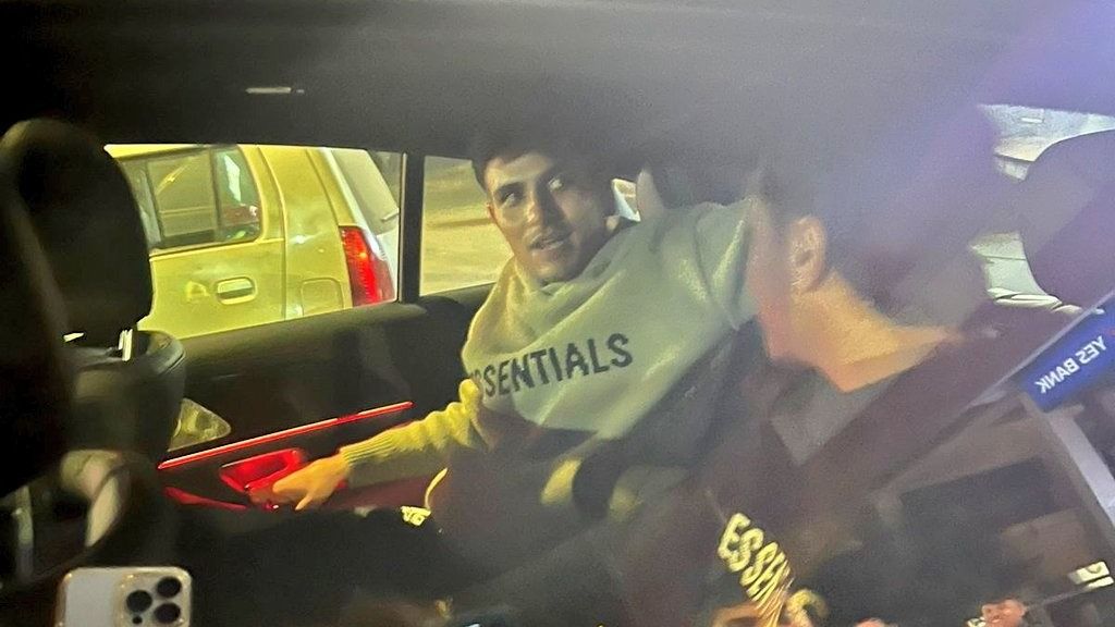 Shubman Gill and Abhishek Sharma after dinner in Chandigarh Shubman Gill and Abhishek Sharma after dinner in Chandigarh