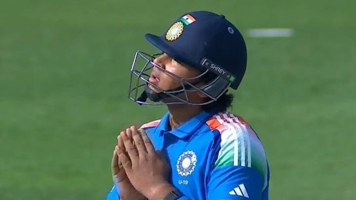 Vaibhav Suryavanshi after hitting century