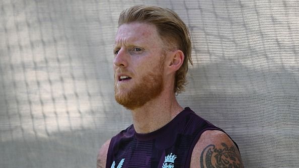 England captain Ben Stokes during an England nets session England captain Ben Stokes during an England nets session
