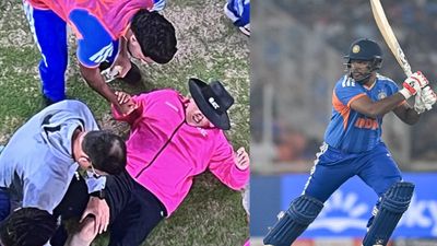 IND vs SA: संजू सैमसन के झन्नाटेदार शॉट से अंपायर चोटिल, 8.4 ओवर के बाद रोकना पड़ा मैच, Video SportsTak Hindi