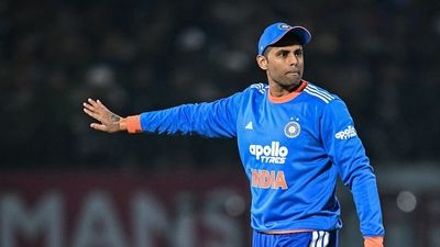 India T20 WC 2026 Squad: सूर्यकुमार यादव की कप्तानी में 15 सदस्यीय टीम इंडिया का ऐलान, शुभमन-जितेश बाहर India's T20I captain Suryakumar Yadav in this frame. (Getty)