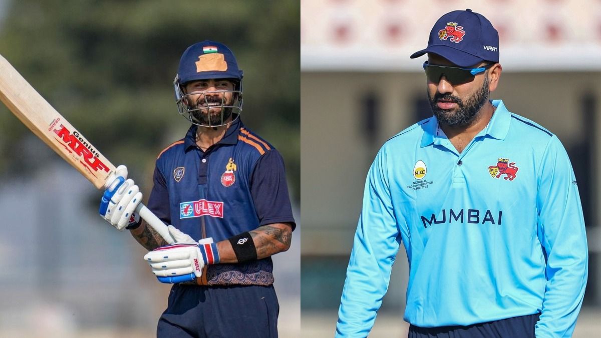 virat kohli and rohit sharma in vijay hazare trophy