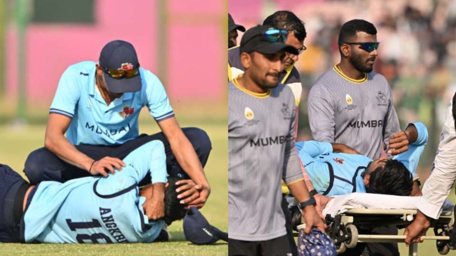 VHT 2025: अंगकृष रघुवंशी कैच लेने की कोशिश में घायल, सिर-कंधे पर लगी चोट, ले जाया गया अस्पताल VHT 2025: अंगकृष रघुवंशी कैच लेने की कोशिश में घायल, सिर-कंधे पर लगी चोट, ले जाया गया अस्पताल