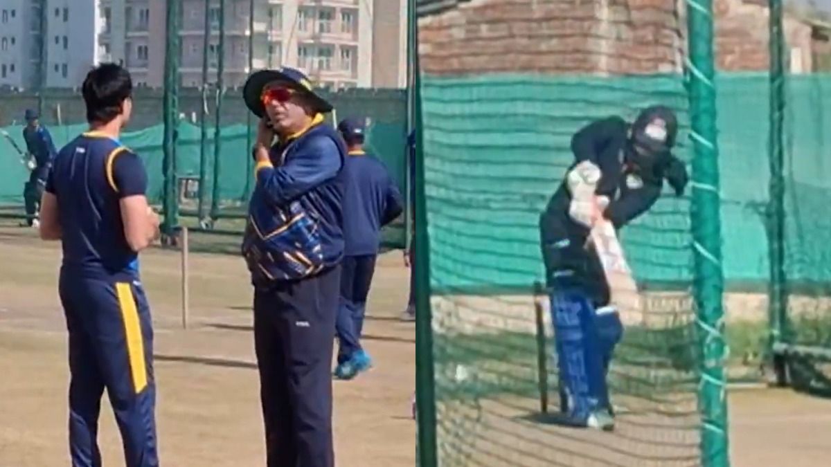 विजय हजारे ट्रॉफी से पहले अभिषेक शर्मा ने नेट्स में की अलग प्रैक्टिस, पहले फेंकी स्पिन, बल्ले से उड़ाए छक्के
