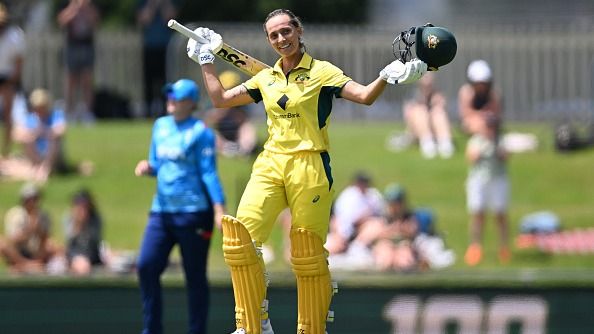 Australia's star batter Ash Gardner in this frame