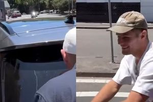 मैच से पहले कैब खराब तो धक्का देकर कार को स्टेडियम ले गए ऑस्ट्रेलियाई खिलाड़ी, कमाल का Video वायरल SportsTak Hindi