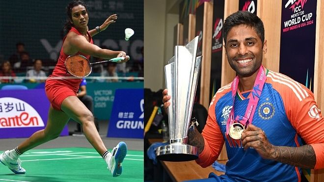PV Sindhu and suryakumar yadav