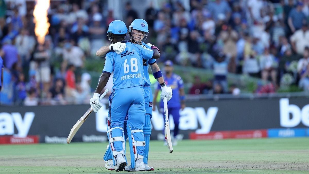 Sherfane Rutherford during the SA T20 League