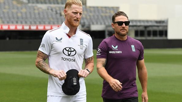 Ben Stokes (L) and Brendon McCullum Ben Stokes (L) and Brendon McCullum