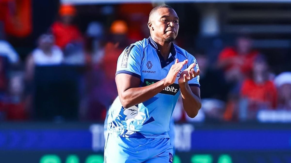 lungi ngidi during sa20 lungi ngidi during sa20