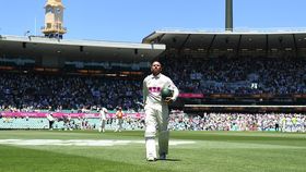 Usman Khawaja of Australia leaves the field after being dismissed Usman Khawaja of Australia leaves the field after being dismissed